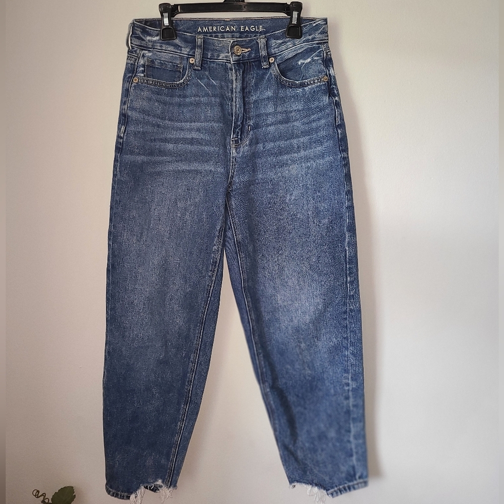 American Eagle Relaxed Mom Jean 0 X-short